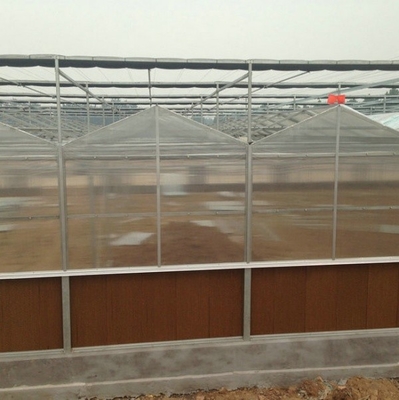 12m Wide Span 6mm 8mm 10mm 4mm 3mm Polycarbonate Sheet Greenhouse Hollow With Shading System
